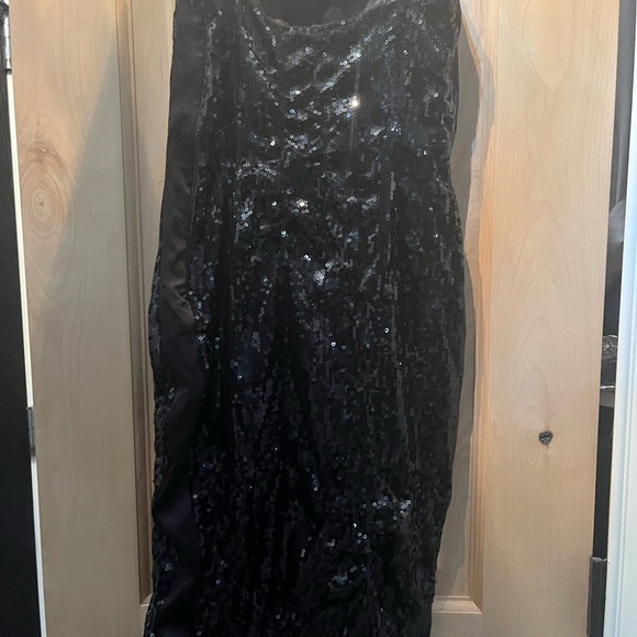 Retrofete sample black sequin dress -NWOT - Picture 3 of 7